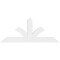 Ekena Millwork Richland Architectural Grade PVC Gable Bracket, 48"W x 20"H x 2"D x 4"F, 10/12 Pitch GBP048X20X0204RIC00 - alternate 4